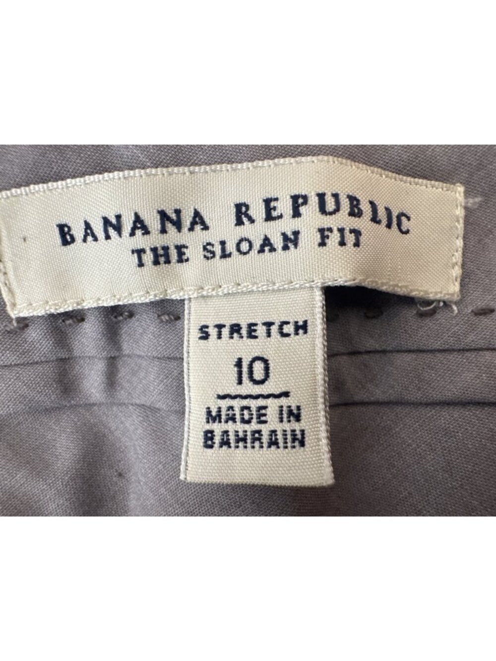 Banana Republic Size 10 Womens Sloan Fit Gray Stretch Dress Pants - Picture 4 of 14